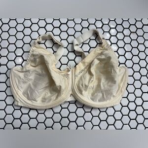 Vintage Bali Cream Bra with Adjustable Straps and underwire size 34DD